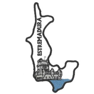 Emblem Region Map Estremadura