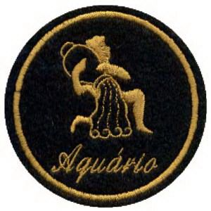 Emblema Signo1 Aquário c/ legenda