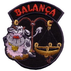 Emblema Signo Balança c/vaca