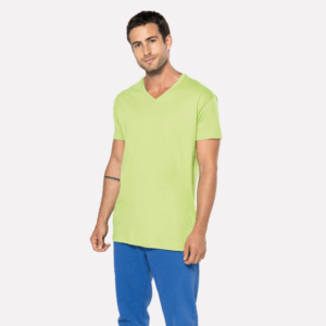 Camiseta de hombre con cuello en V