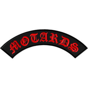 Emblema Personalizado Dorsal Grande em Curva