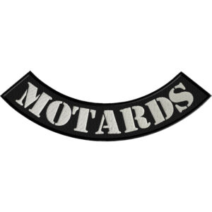 Emblema Personalizado Dorsal Grande em Curva invertida