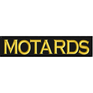 Emblema Personalizado Dorsal Grande Recto