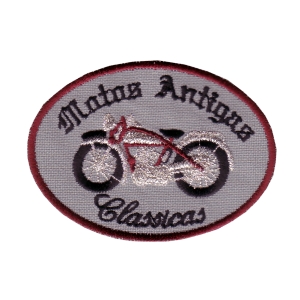 Emblema Motard Motos Antigas Clássicas