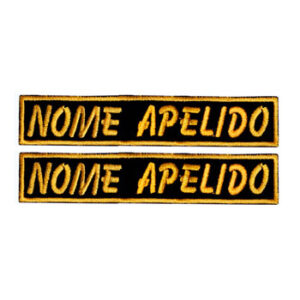 2 X Emblemas iguais Living "Nome e Apelido" Adulto