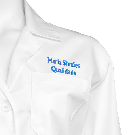 Bata Branca Personalizada para Senhora - Imagen 3