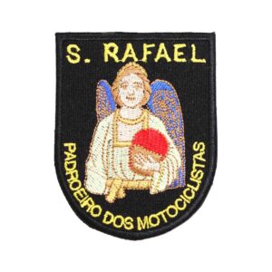 Emblema Religião São Rafael (Fundo preto)