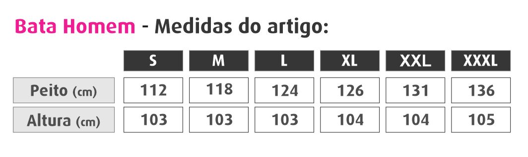 Bata Branca para Homem - Imagen 2